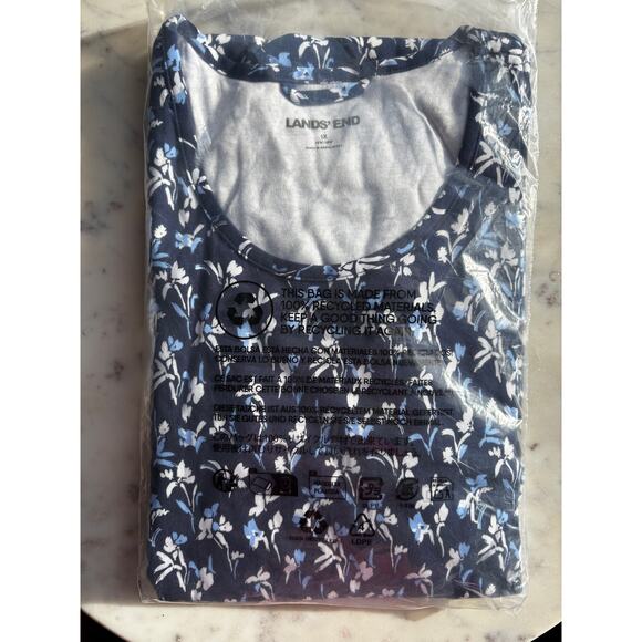 LE Women's Soft Cotton Long Sleeve Mid-Calf Nightgown| Comfort Sleep Dress - Picture 4 of 7